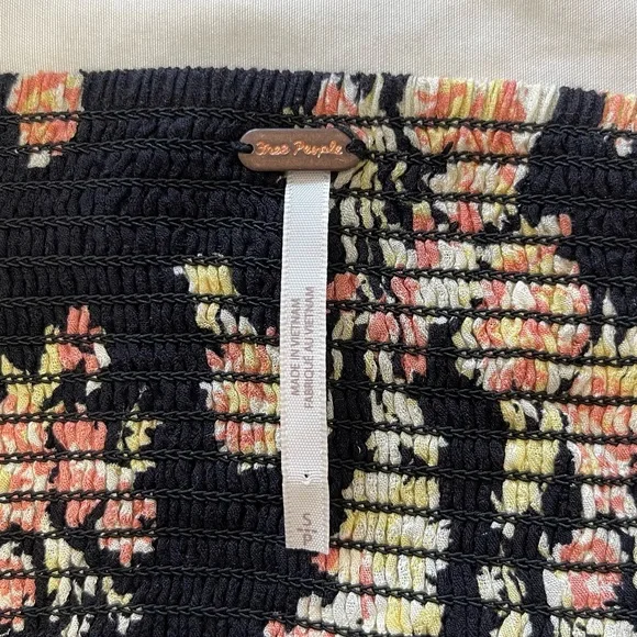 NWOT Free People Hilary Floral Long Sleeve Crop - Picture 2 of 10